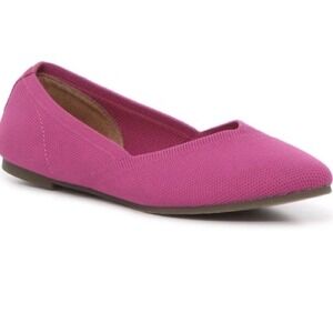 Kelly & Katie Jayde Knit Flats Pink Size 6M Sustainable Upper Comfort Insole